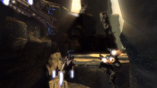 Игра Dark Void, скриншот