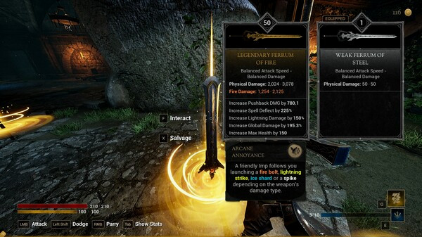 Игра Darkblade Ascent, скриншот