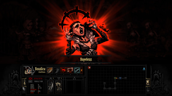Игра Darkest Dungeon, скриншот