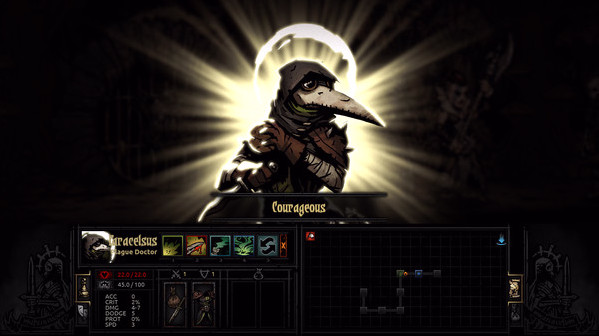 Игра Darkest Dungeon, скриншот