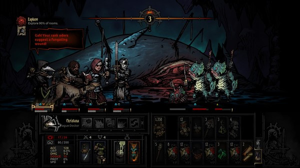 Игра Darkest Dungeon, скриншот