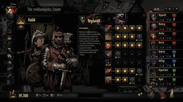 Игра Darkest Dungeon, скриншот