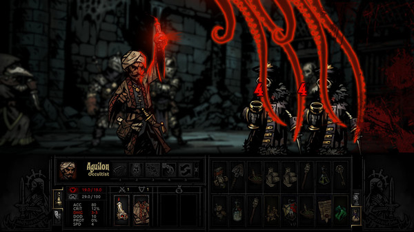 Игра Darkest Dungeon, скриншот