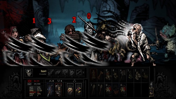 Игра Darkest Dungeon, скриншот