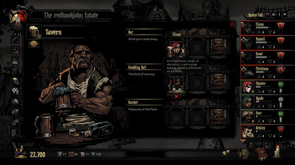 Игра Darkest Dungeon, скриншот