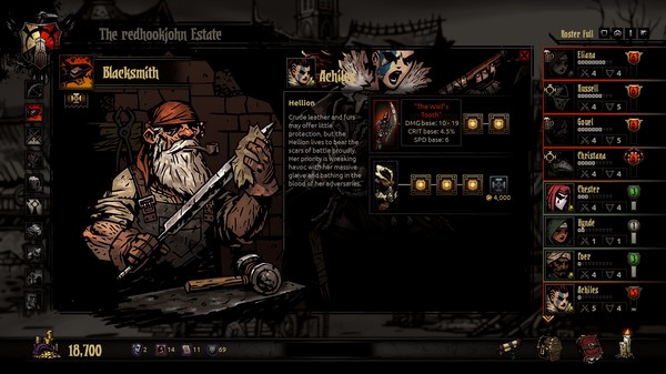 Игра Darkest Dungeon, скриншот