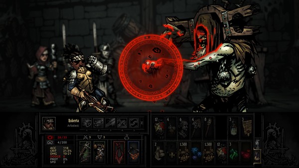 Игра Darkest Dungeon, скриншот