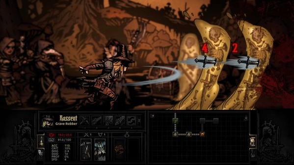 Игра Darkest Dungeon, скриншот