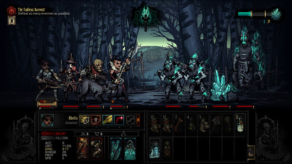 Игра Darkest Dungeon: The Color Of Madness, скриншот