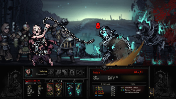 Игра Darkest Dungeon: The Color Of Madness, скриншот