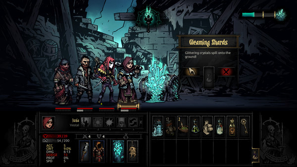 Игра Darkest Dungeon: The Color Of Madness, скриншот