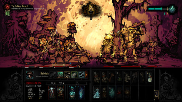 Игра Darkest Dungeon: The Color Of Madness, скриншот