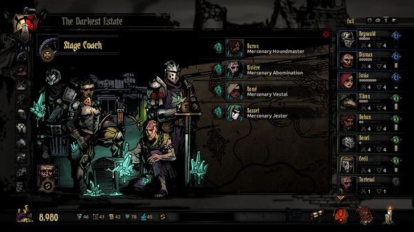 Игра Darkest Dungeon: The Color Of Madness, скриншот