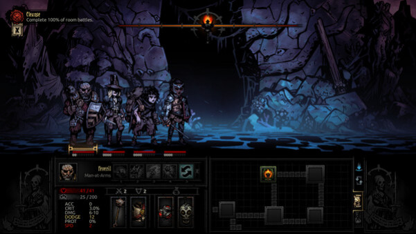Игра Darkest Dungeon: The Fire's Edge, скриншот