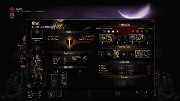 Игра Darkest Dungeon: The Shieldbreaker, скриншот