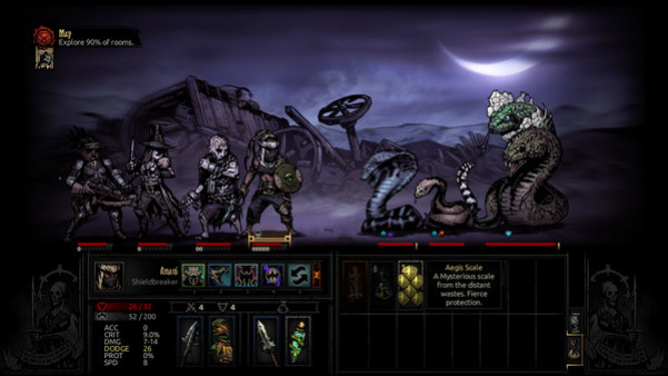 Игра Darkest Dungeon: The Shieldbreaker, скриншот