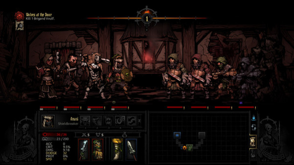 Игра Darkest Dungeon: The Shieldbreaker, скриншот