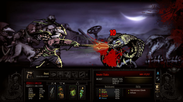 Игра Darkest Dungeon: The Shieldbreaker, скриншот
