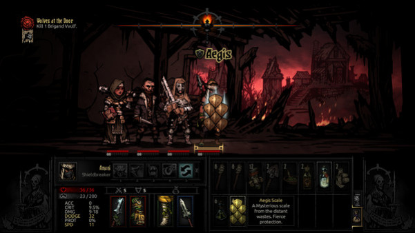 Игра Darkest Dungeon: The Shieldbreaker, скриншот