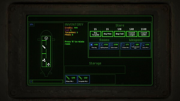 Игра Darkwater, скриншот