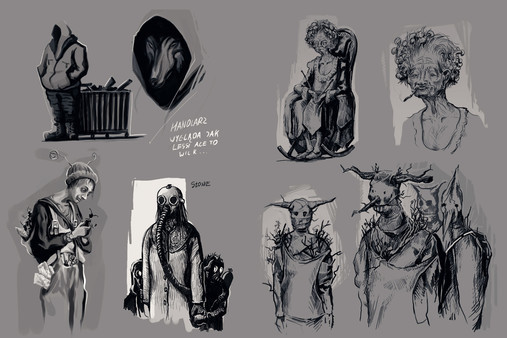 Игра Darkwood - Artbook, скриншот