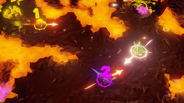 Игра Dashing Dinos, скриншот