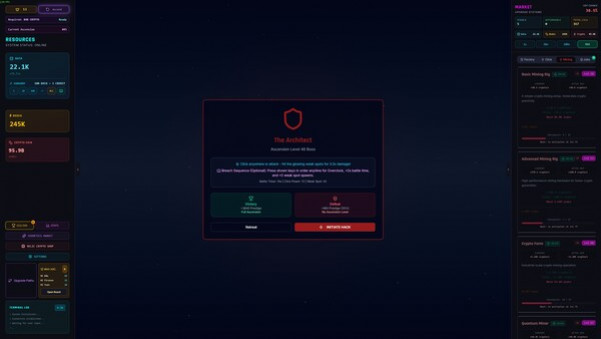 Игра DataFall, скриншот