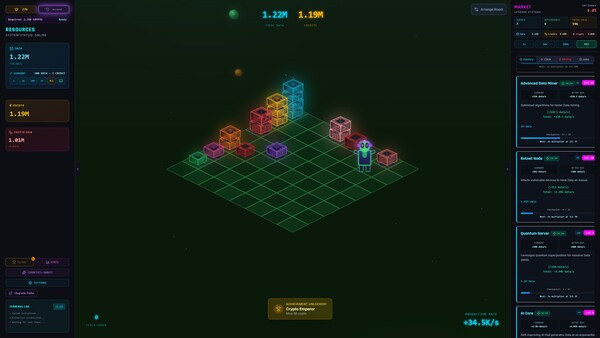 Игра DataFall, скриншот