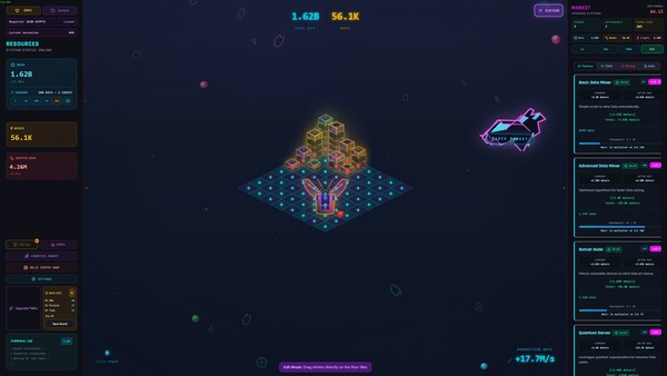 Игра DataFall, скриншот