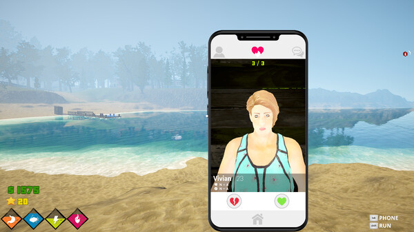 Игра Dating Simulator, скриншот