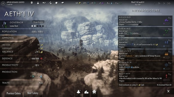 Игра Dawn of Andromeda, скриншот