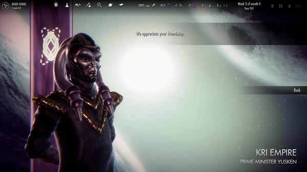 Игра Dawn of Andromeda: Subterfuge, скриншот