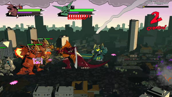 Игра Dawn of the Monsters, скриншот