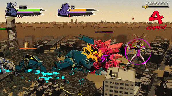 Игра Dawn of the Monsters, скриншот
