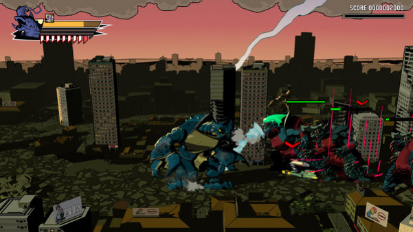 Игра Dawn of the Monsters, скриншот