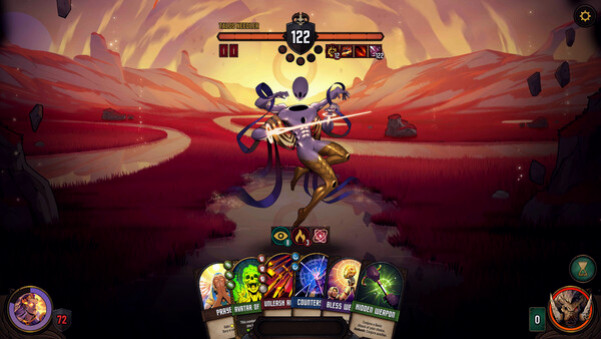 Игра Dawncaster - Support - Synthesis, скриншот