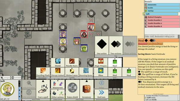 Игра Dawnsbury Days, скриншот