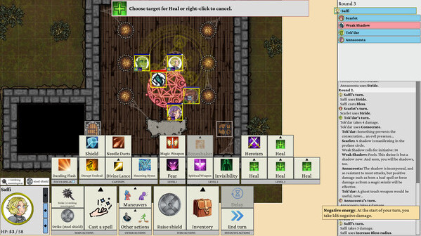 Игра Dawnsbury Days - The Profane Barrier, скриншот