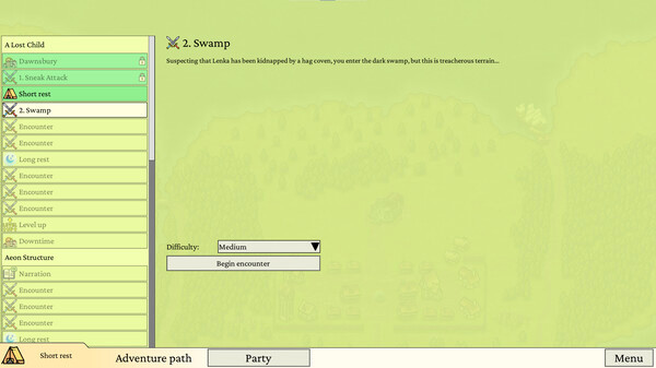 Игра Dawnsbury Days - The Profane Barrier, скриншот