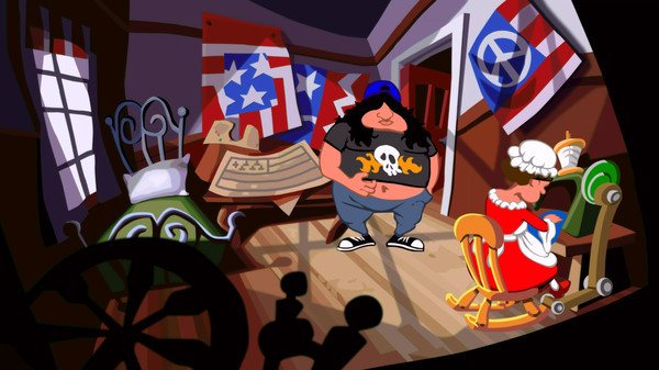 Игра Day of the Tentacle Remastered, скриншот