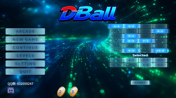 Игра DBall, скриншот