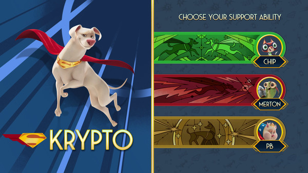 Игра DC лига Суперпитомцы: Приключения Крипто и Туза, скриншот