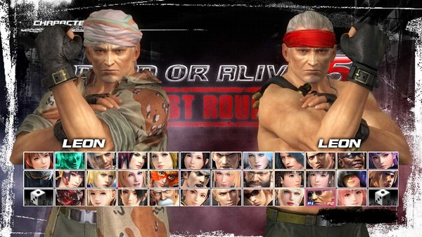 Игра DEAD OR ALIVE 5 Last Round: Core Fighters Character: Leon, скриншот
