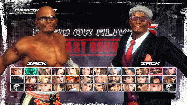 Игра DEAD OR ALIVE 5 Last Round: Core Fighters Character: Zack, скриншот
