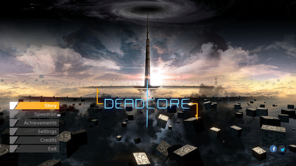 Игра DeadCore, скриншот
