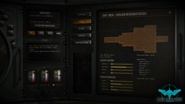 Игра Deadnaut, скриншот