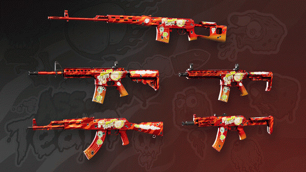 Игра Deadside "Ass on Fire Team" Skin Set, скриншот