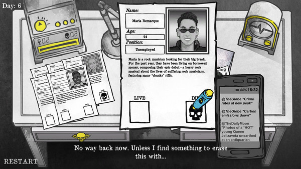 Игра Death and Taxes, скриншот