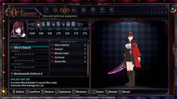 Игра Death end re;Quest 2 - Blood Skelter Set, скриншот