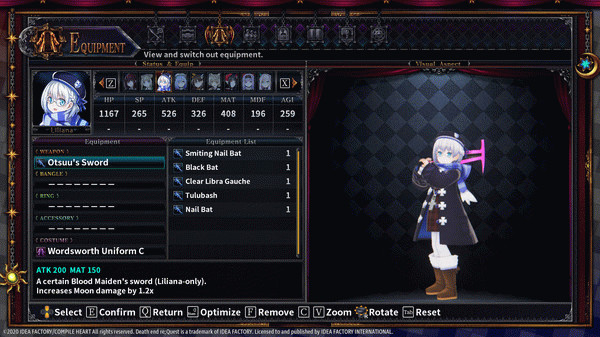 Игра Death end re;Quest 2 - Blood Skelter Set, скриншот